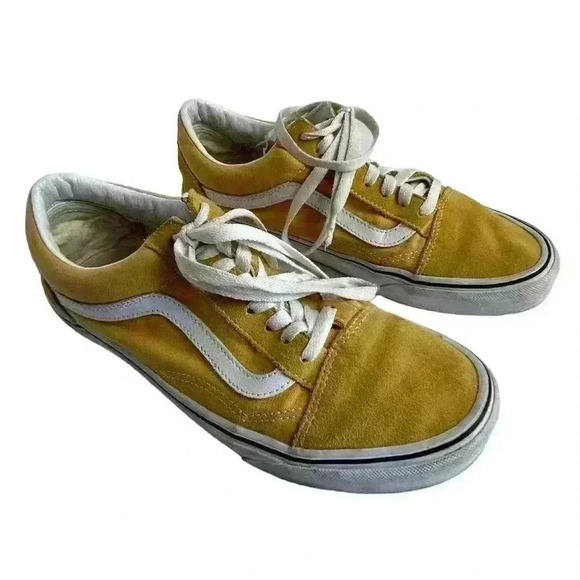 Vans Old Skool Unisex Sneakers Yellow Size 8.5 Men's / 10 Women's Skateboarding - Picture 5 of 10